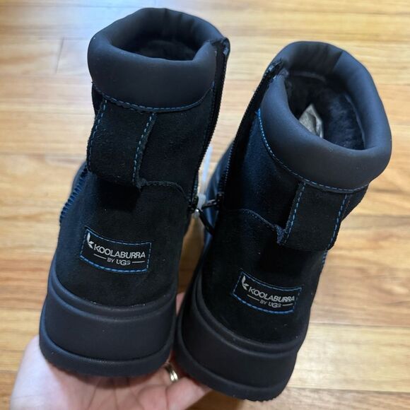 Koolaburra | Mini Hybrid Faux Shearling Platform Bootie - Picture 8 of 8